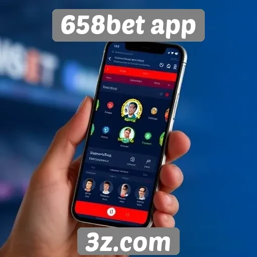 Análise da interface do 658bet app