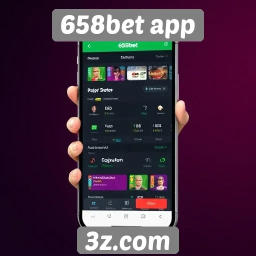 Avaliação das funcionalidades do 658bet app