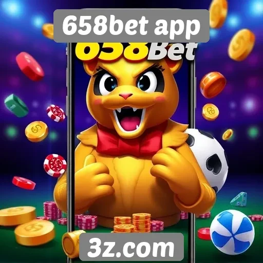 Variedade de jogos disponíveis no 658bet app